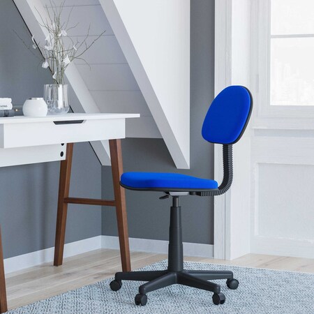 Flash Furniture Royal Blue Mesh Adjustable Swivel Office Task Chair BT-698-RYLBL-GG